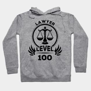 Level 100 Lawyer Gift For Lawyer Hoodie